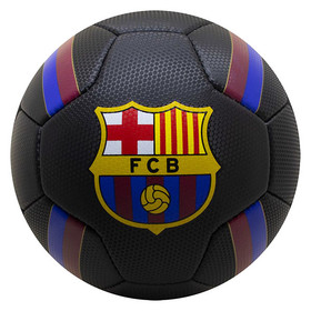 FC Barcelona: címeres focilabda - fekete