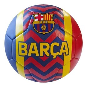 FC Barcelona focilabda cikkcakkos matt fémes, 5-ös
