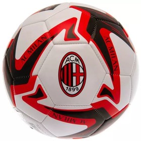 AC Milan: Címerrel díszített focilabda - matt, 5-ös méret