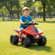 INJUSA NARANCSSÁRGA ELEKTROMOS QUAD 6V