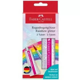 Faber-Castell: Ragasztó színes csillámokkal - 2 x 12 ml
