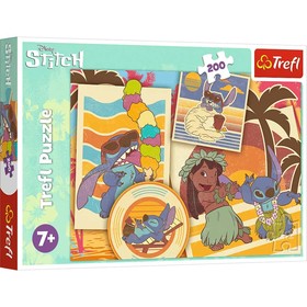 Trefl: Lilo és Stitch, Hula hula tánc puzzle - 200 darabos
