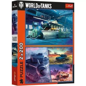 Trefl: Páncélos küldetés: World of Tanks 2x200 darabos puzzle
