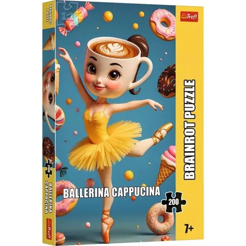 Trefl: Brainrot Ballerina Cappucina - 200 darabos puzzle