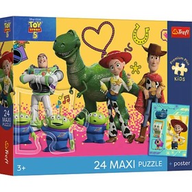 Trefl: Toy Story - Játékok és barátok Maxi puzzle - 24 darabos