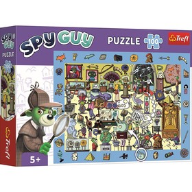 Trefl: Spy Guy Múzeum nyomozós képkereső puzzle - 100 darabos