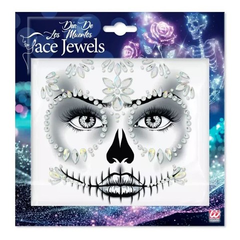 Kristályköves arcmatrica - Dia de Los Muertos