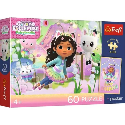 Trefl: Premium Plus Kids Gabi és a cicakalandok puzzle - 100 darabos