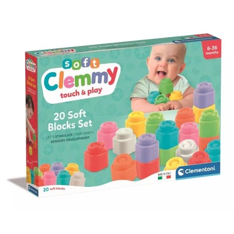 Clemmy: Puha építőelemek - 20 db-os