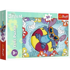 Trefl: Lilo&Stich, Napozó Sitch puzzle - 30 darabos