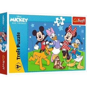 Trefl: Mickey egér és barátai - 30 darabos puzzle