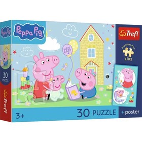 Trefl: Peppának van egy terve puzzle - 30 darabos