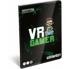 Bossteam: VR Gamer szótárfüzet, A5-ös