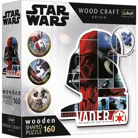 Puzzle 160 db fából: Darth Vader