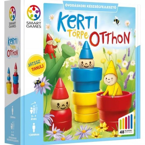 Smart Games: Kerti Törpe Otthon logikai játék kicsiknek