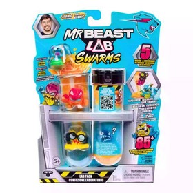 Mr. Beast: Lab Swarms Szörnylabor kémcső, 2. széria - 5 db-os