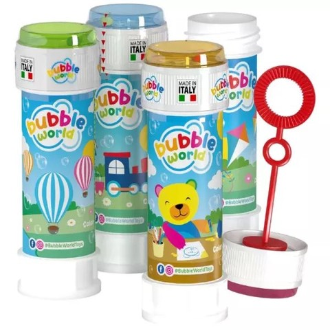 Bubble World vidám buborékfújó, 60 ml - többféle