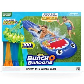 Bunch O Balloons: Cápa mintájú vizes csúszószőnyeg vízibombákkal - 480 cm