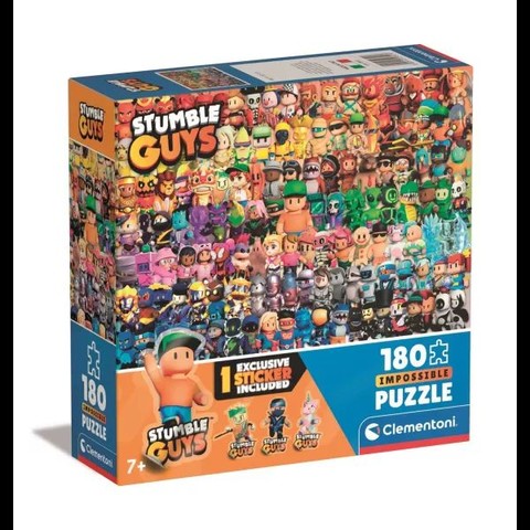 Clementoni: Stumble Guys lehetetlen puzzle - 180 darabos