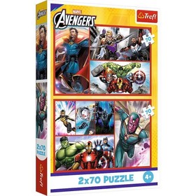 Trefl: Bosszúállók, Légy te is szuperhős - 2 x 70 darabos puzzle