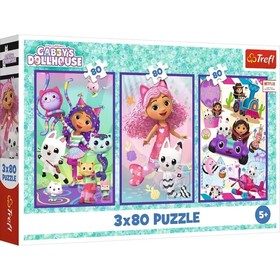 Trefl: Gabi színes napjai puzzle - 3 az 1-ben