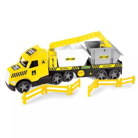 Wader: Magic Truck Technic kamion konténerekkel - 79 cm