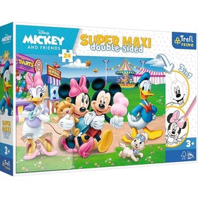 Puzzle-24 SUPER MAXI-Mickey a vásárban
