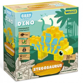 BabyBlocks Dínóépítőkockák-Sztegoszaurusz