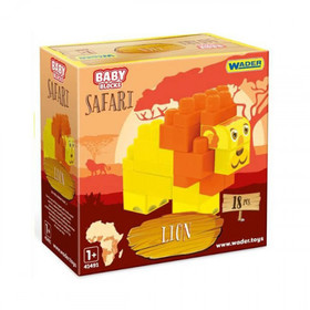 BabyBlocks Safari építőkockák-oroszlán