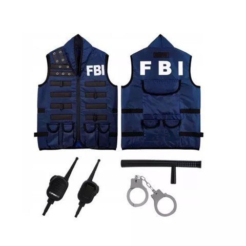 FBI taktikai mellény kiegészítőkkel - 128 cm