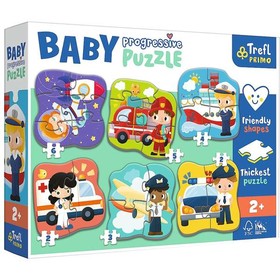 Puzzle-Baby progresszív-Szakmák és járművek