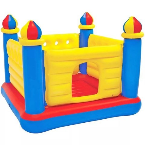 Intex: Jump-O-Lene felfújható ugrálóvár - 174 x 174 x 135 cm