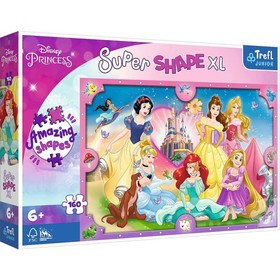Puzzle 160 db XL - Disney hercegnők