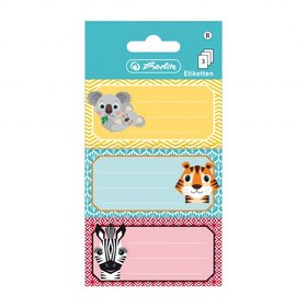 Iskolai etikett/9 db Cute Animals