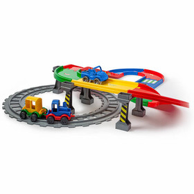 Play Tracks: Vasút és autópálya szett - 3,4m