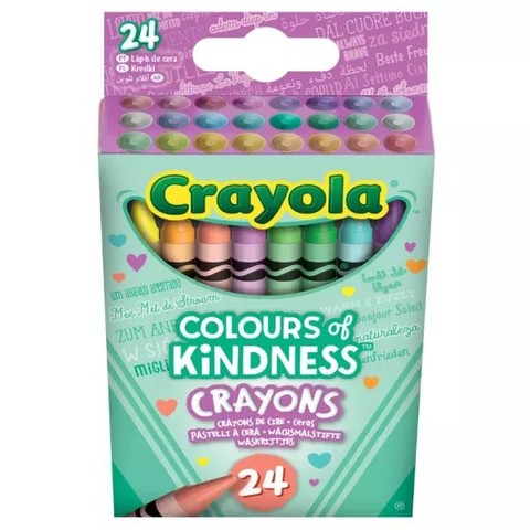 Crayola: Kedves szavak zsírkréta készlet - 24 db-os