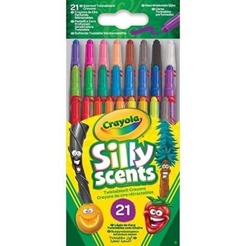 Crayola 21 db-os illatos, csavarható viaszkréta