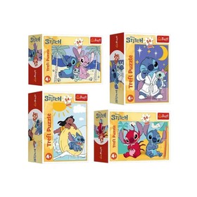 Trefl: Stitch kalandjai - 54 darabos puzzle, többféle