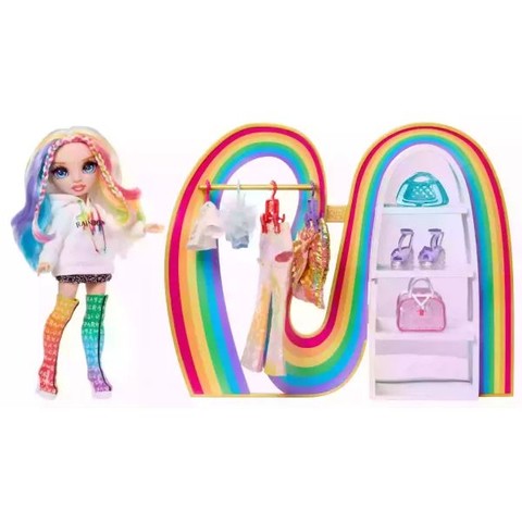 Rainbow High Amaya szivárvány gardróbja játékszett