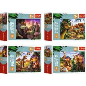 Trefl: Dinoszaurusz világ minimaxi puzzle - 20 darabos, többféle