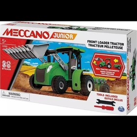 Meccano Junior: Fém építőjáték - Traktor, 114 db-os