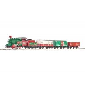 Piko: Karácsonyi vasútmodell készlet, ágyazatos sínanyaggal