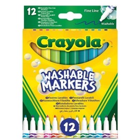 Crayola Kimosható vékony filctoll 12db