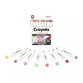Crayola: Art Markers - Pasztell színű filctollkészlet, 8 db-os