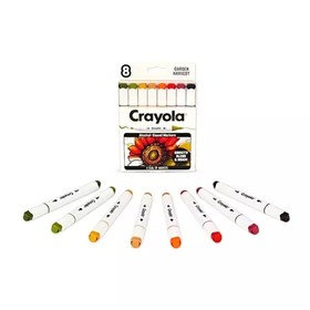 Crayola: Art Markers - Kert varázsa színű filctollkészlet, 8 db-os