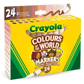 Crayola A világ színei 24-féle bőrszínű filc