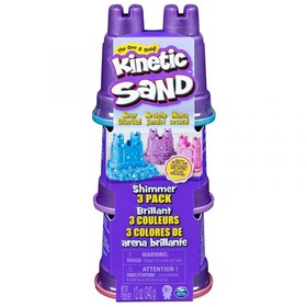 Kinetikus homok: Csillámló homok 3 darabos szett