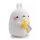 Nici: Molang, a nyuszi csillaggal plüssfigura - 12 x 8 cm