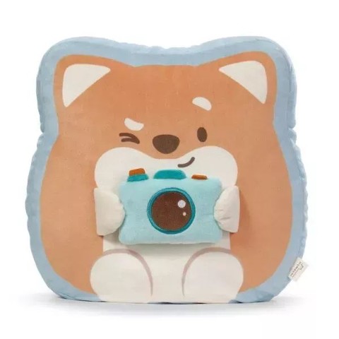 Nici: Hiro plüss kutyus fényképezővel - 35 x 33 x 12 cm