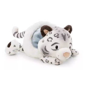 Nici: Eleni Snowbell plüss hópárduc, sapkás, fekvő - 30 cm